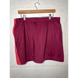 NIKE Golf Womens Athletic Skort Size Medium Burgundy